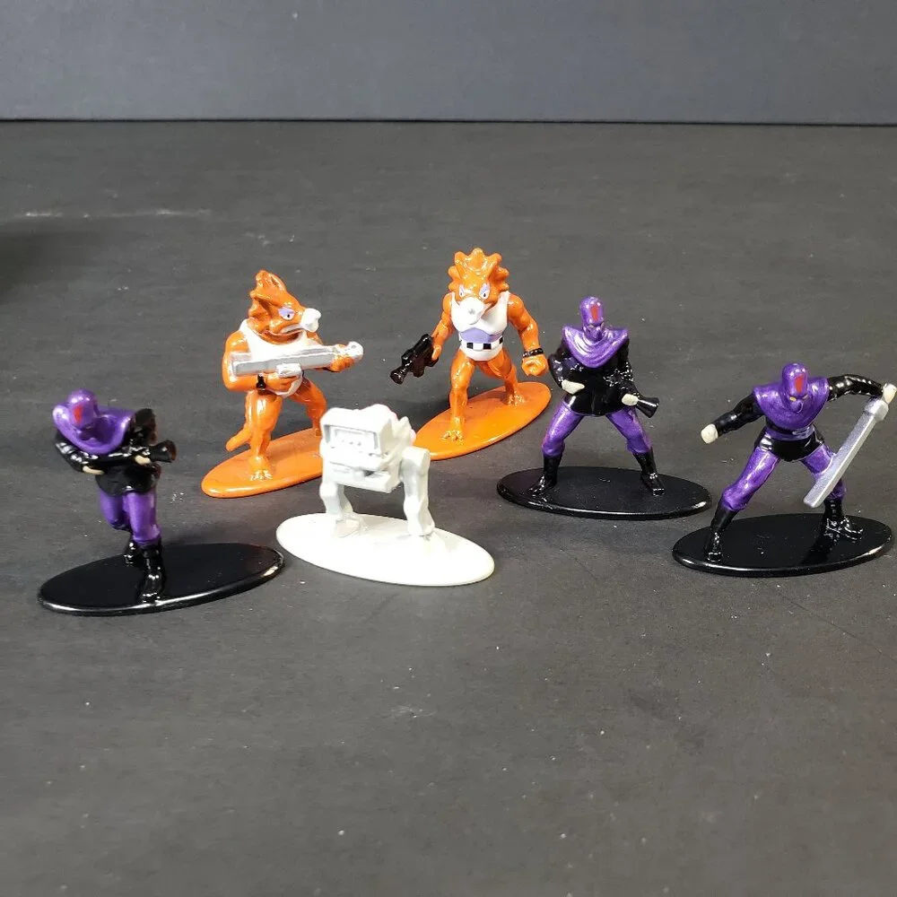 Lot of 6 TMNT Villains Metalfigs Mini Figures Toys Teenage Mutant Ninja Turtles